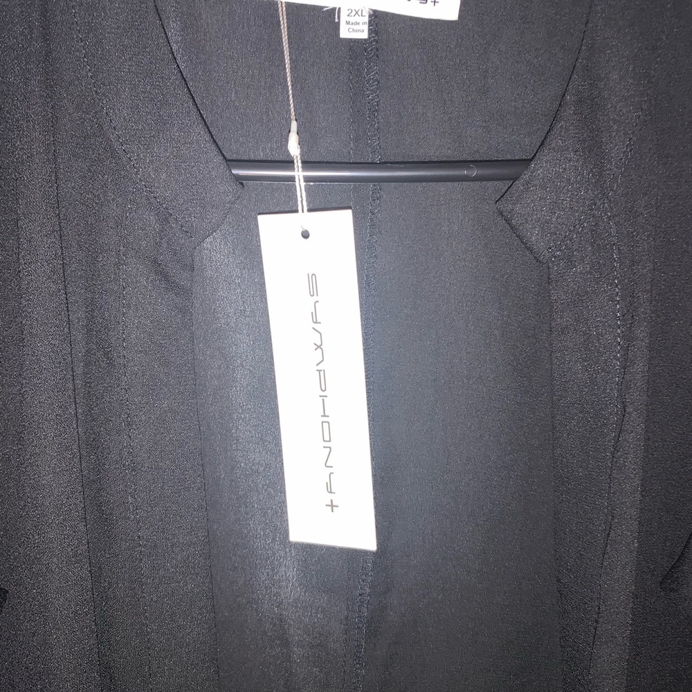 Women’s black sheer dress
